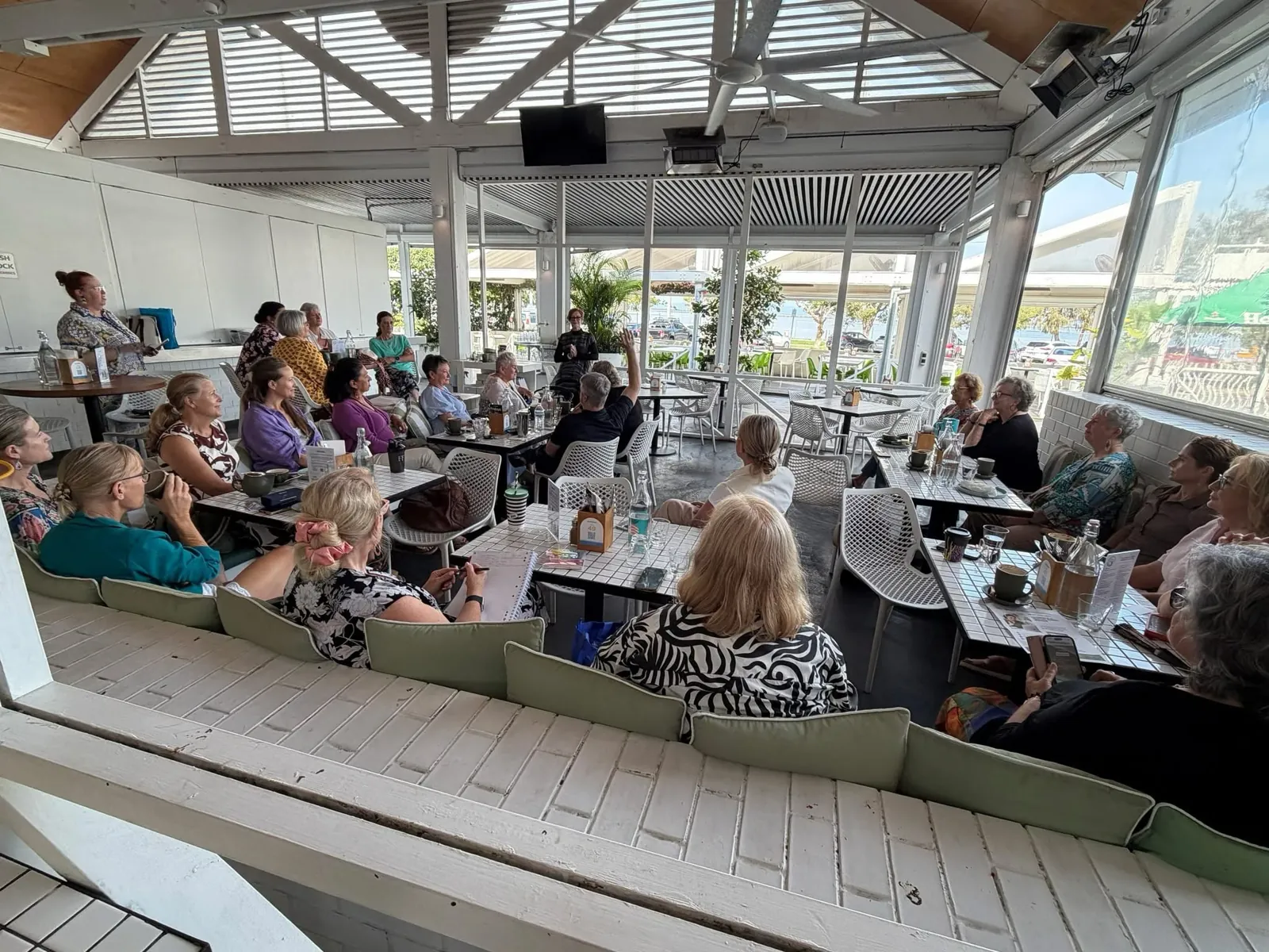 The audience at Sandra Tainsh's Manifest Your Dream Life talk at The Belvedere